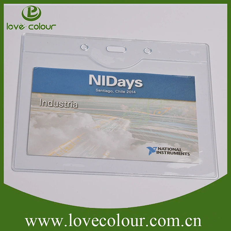 Wholesale ID card pouch/ Wholesale PVC Plastic waterproof Card Holder