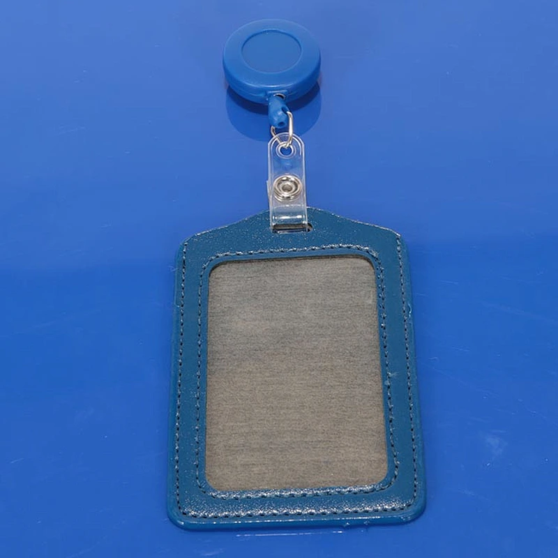 Hot Sale Retractable Plastic ID Card Holder Custom