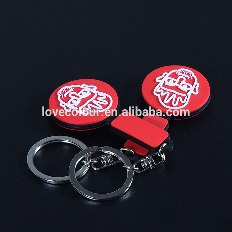 Silicone keychain customized your own logo