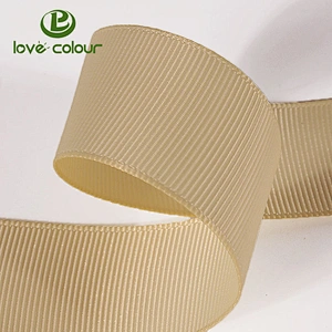Hot sale high quality polyester grosgrain ribbon for clothing