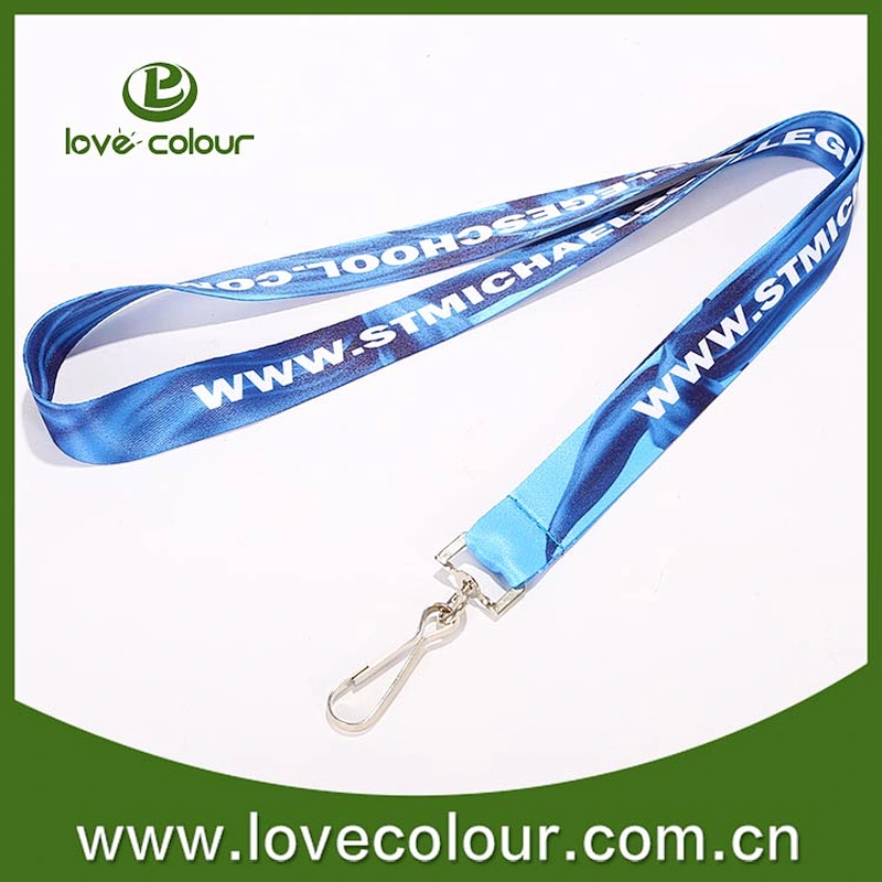 Polyester Printing your logo blank Custom Lanyards no minimum order