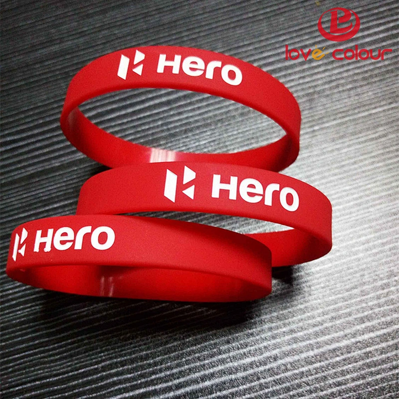 Factory custom made silicone black rubber wristbands bracelet for boys