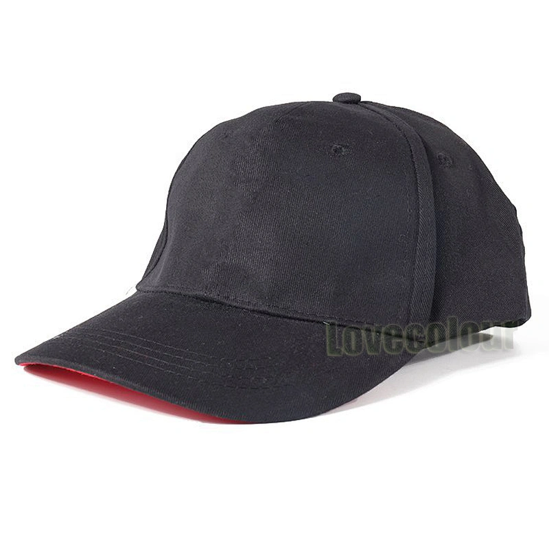 Custom logo blank 6-panel boy baseball cap hat cotton