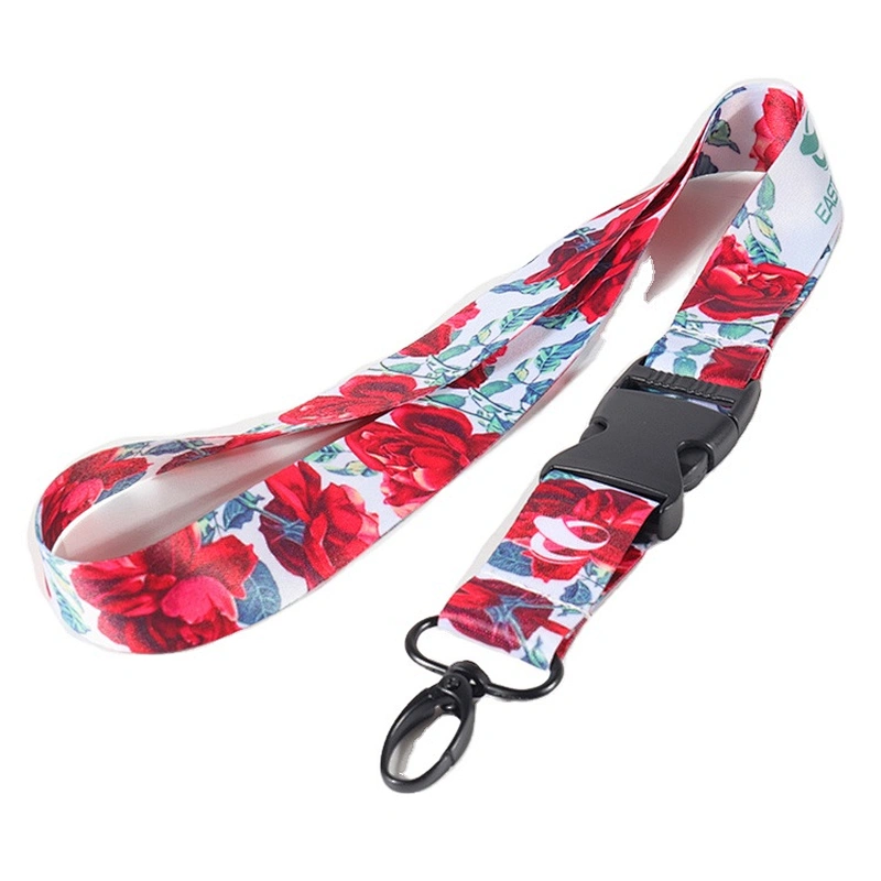Colorful Neck Strap Lanyard with Strong Metal Clip for ID Badge Holder and Key Holder
