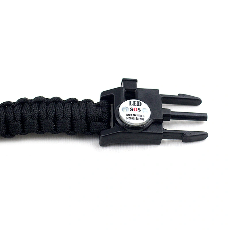 Outdoor Popular Compass Emergency Multi-Purpose Rescue Camping Bracelet