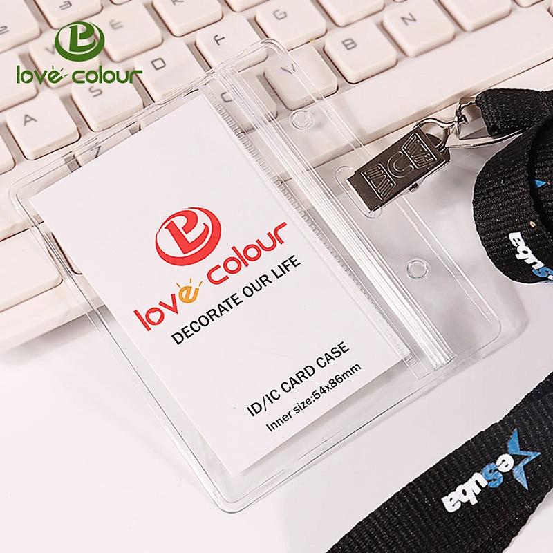 Cheap Prices pvc ID card holder with badge reel
