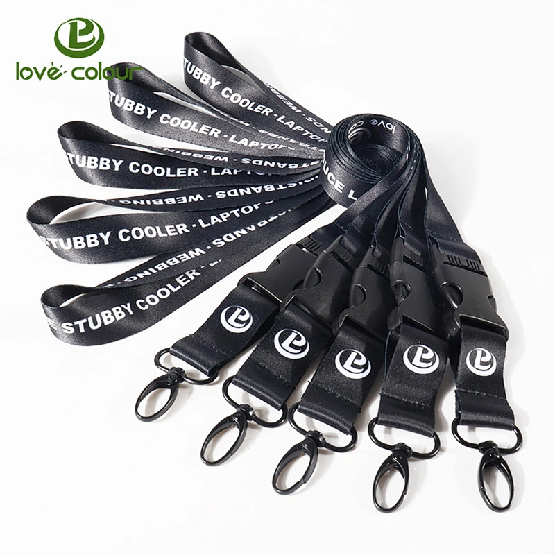 Fashion custom sublimation polyester lanyard strap manufacturer in Guangzhou