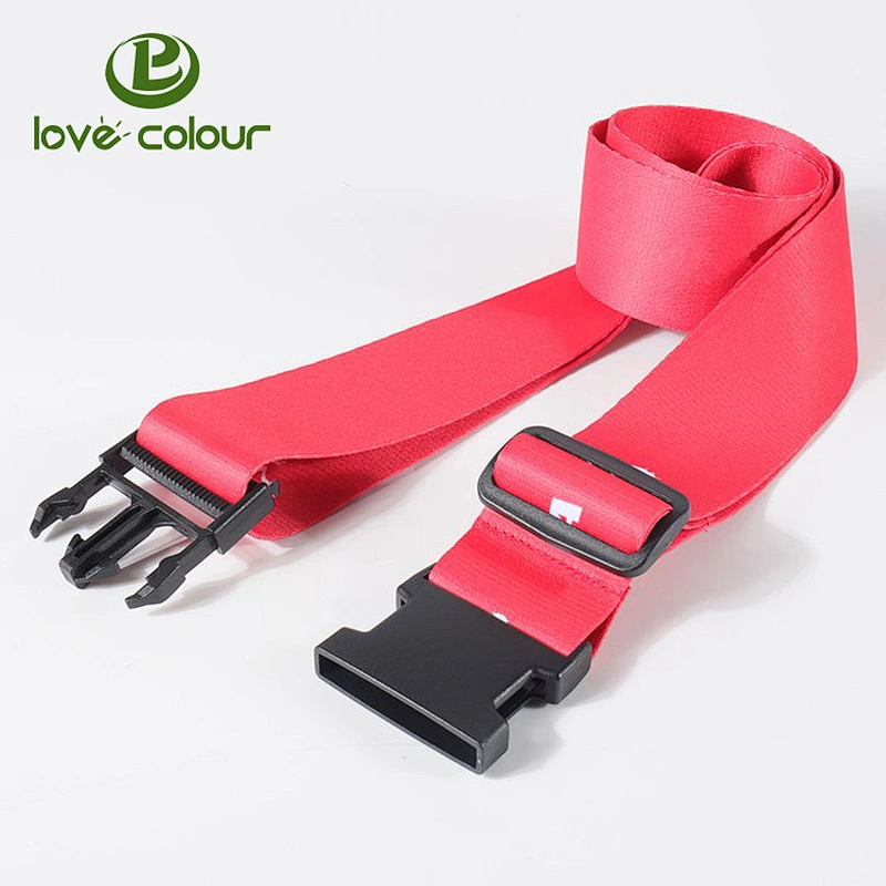 Custom logo fashion style personalised polyester sublimation printing ribbon luggage strap