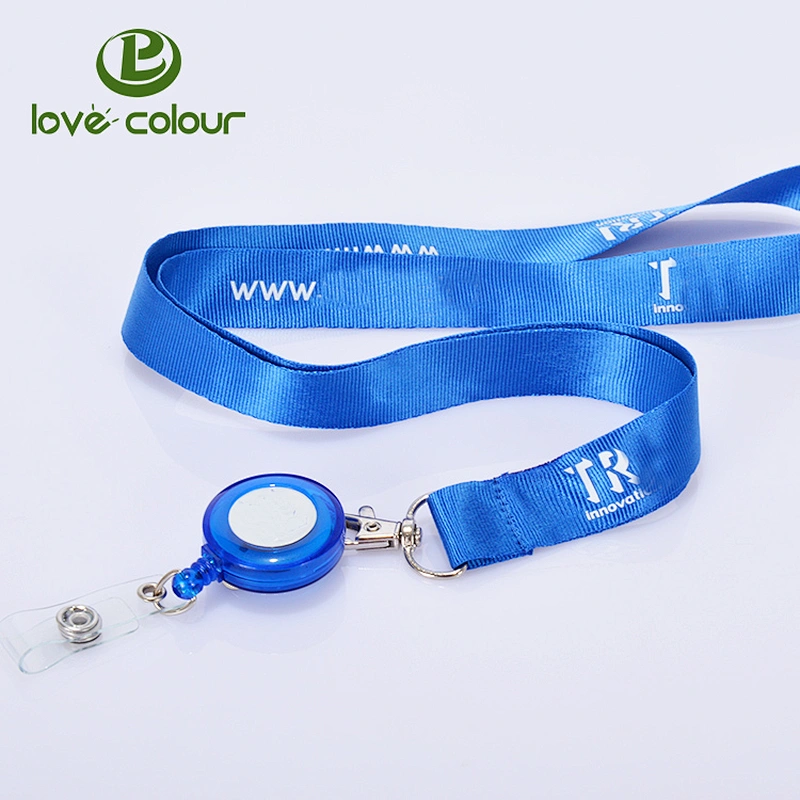 Custom Lanyards Id Badge Holder With Logo Polyester Lanyard Keychain