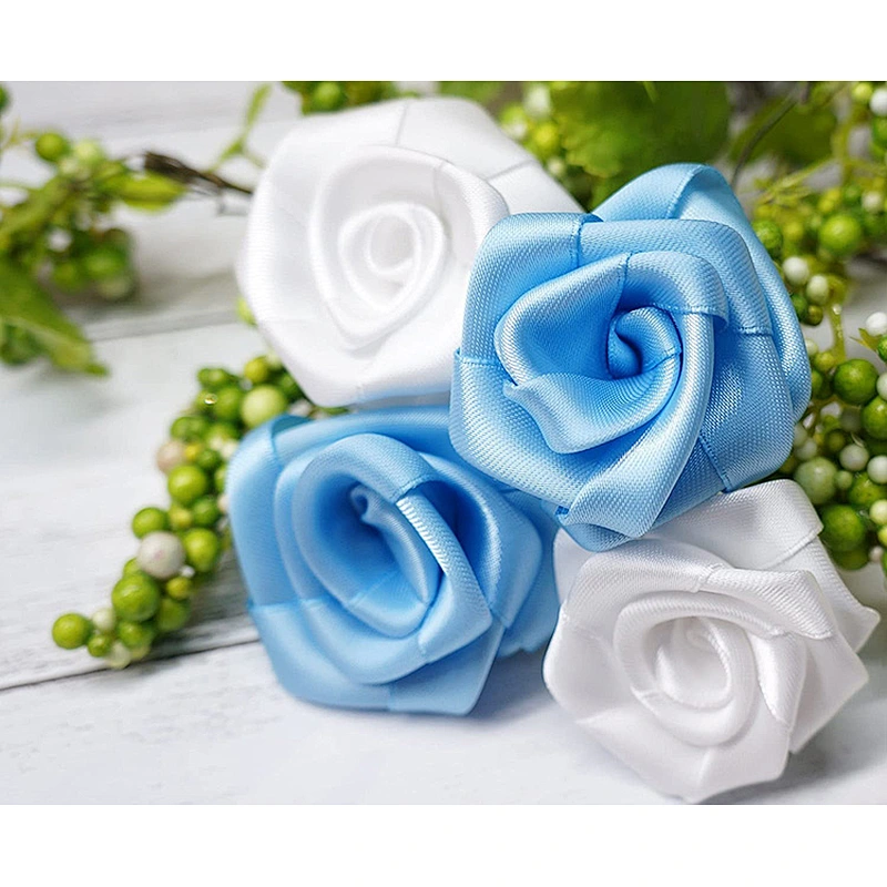 Durable with soft material single face solid satin ribbon for clothing, hair bows