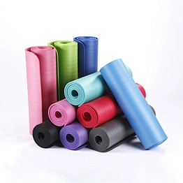 Gymnastics Equipment Gym Exercise Custom Print Logo Eco Friendly PVC Yoga Mat