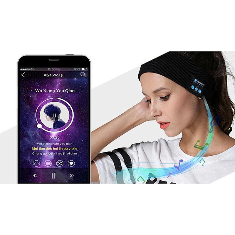 Cheap Wholesale fitness running yoga sleep bluetooth sports headband