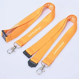 Factory custom fashion design sublimation lanyard with safety breakaway