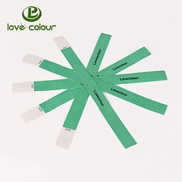 Custom vinyl material party wristbands disposable paper wrist bands for event