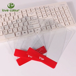 Plastic PVC waterproof id name badge holder