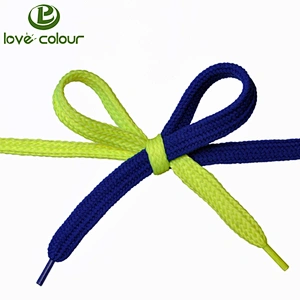 Wholesale Oval Shoelace Flat Shoe Lace Polyester Shoe Strings