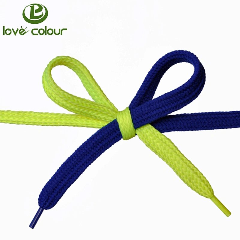 Wholesale Oval Shoelace Flat Shoe Lace Polyester Shoe Strings
