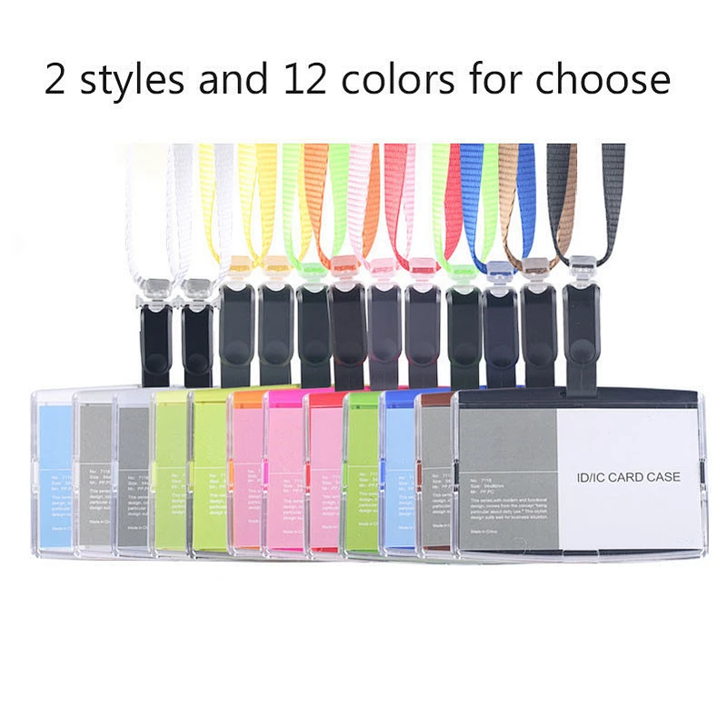 Wholesale plastic conference id card holder / working badge holder