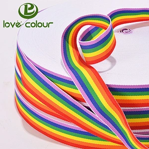 Custom made polyester ribbons used for medals lanyard