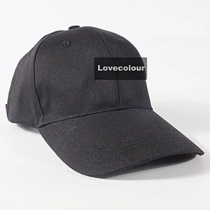 Custom cotton summer sun hat plain black baseball caps hat for team activities