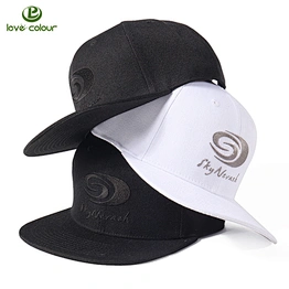 Popular custom flat brim snapback baseball cap for sale