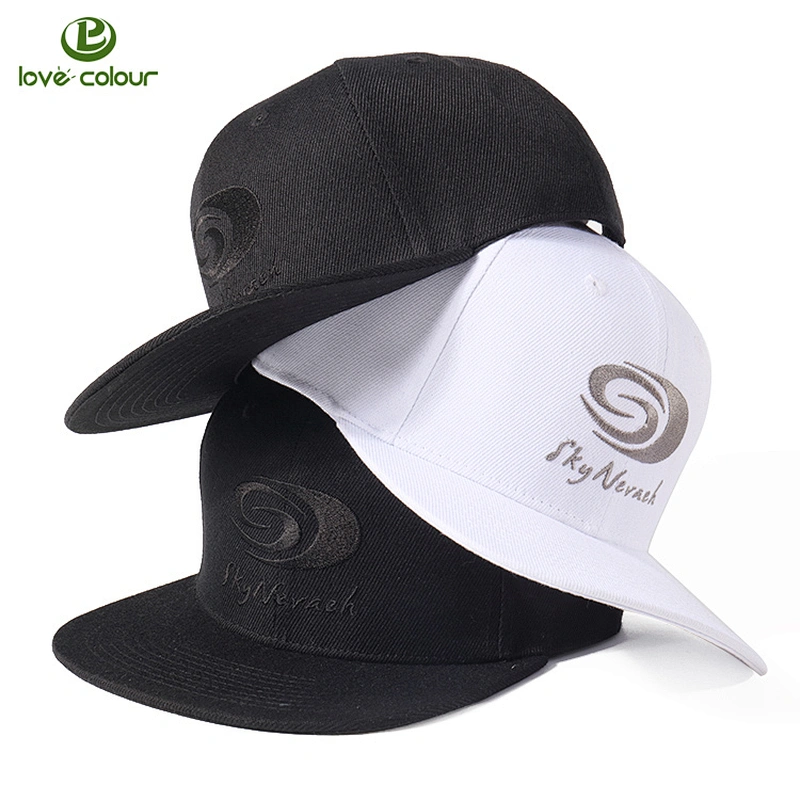 Popular custom flat brim snapback baseball cap for sale