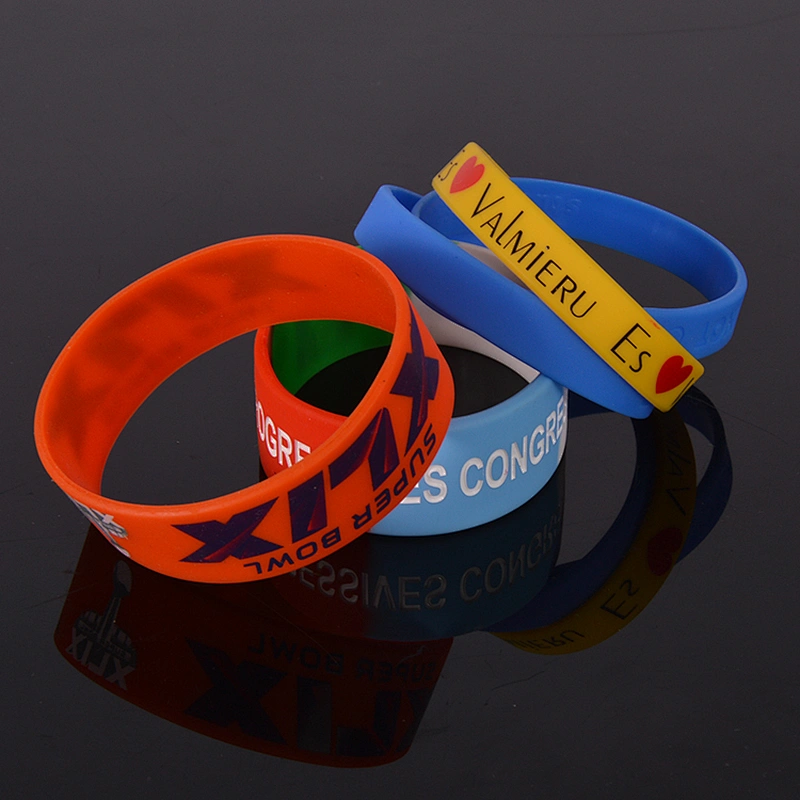 Create your design silicone bracelet rubber wristbands