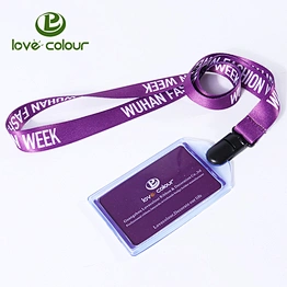 New product custom polyester neck lanyard string with id card holder