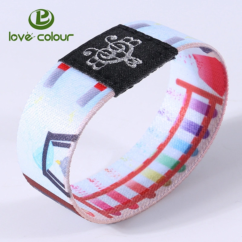Guangzhou lovecolour company unique design custom elastic wristband