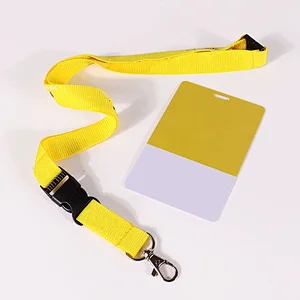 High Quality Printed Custom Polyester Lanyard with Name Card