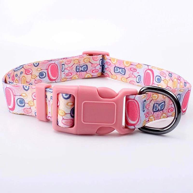 Lovecolour Wholesale Adjustable Soft Polyester Pet Dog Collar with Buckle