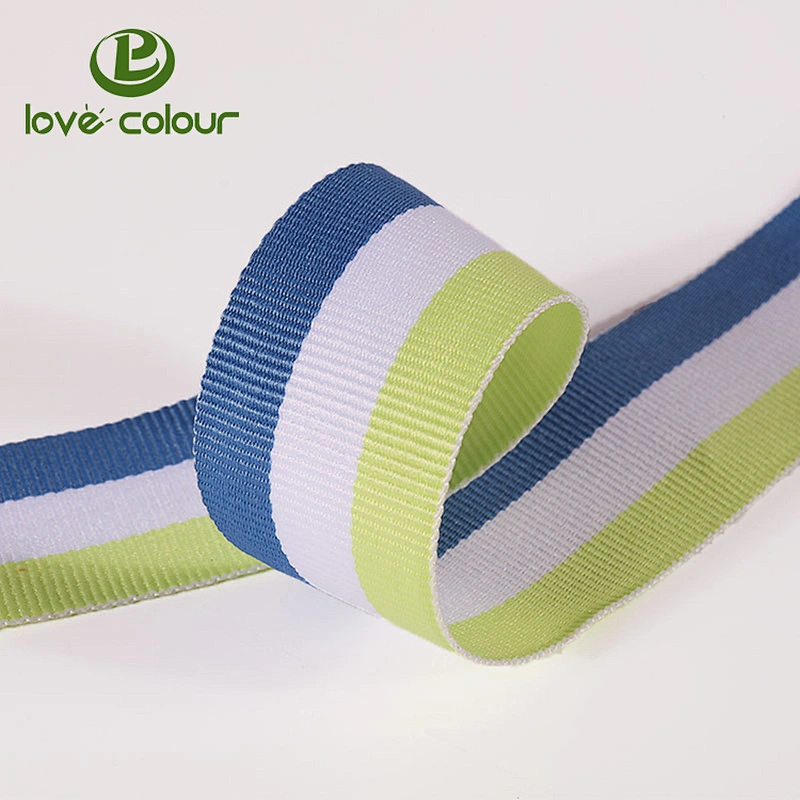 Custom fabric polyester medal ribbon for lanyard strap