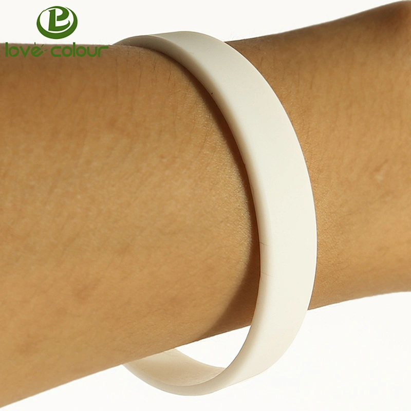Personalized Custom Logo Waterproof Silicone Bracelet For Wedding