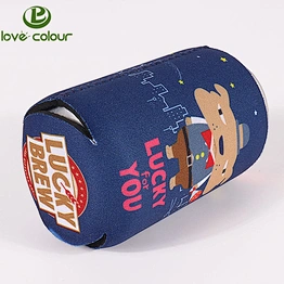Best selling promotional wedding custom thermal cute printed neoprene stubby can holder