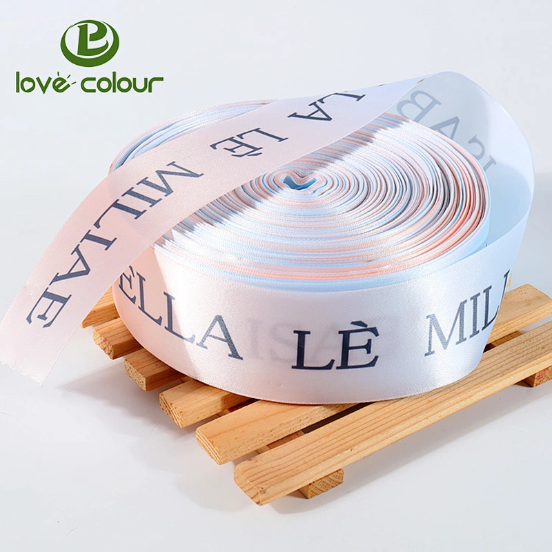Polyester Satin Ribbon Webbing for Packing Gift Box