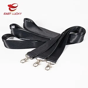 Promotion Plain Personalized Polyester Sublimation Printing Lanyards With Logo Custom Pattern
