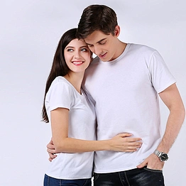 Custom Comfortable Short Sleeves Plain Cotton T-shirt For Mens