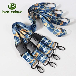 Custom Personalised Polyester ID Badge Meeting Lanyards for promote your company events