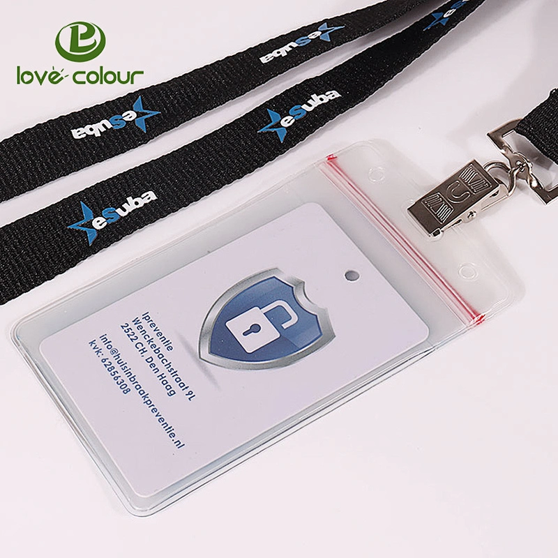 Custom pvc ID badge holders for trade shows and other events