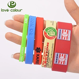 Custom Printing Silicone Bracelet For Promotional
