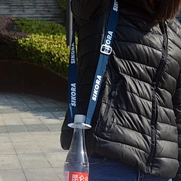 Cheap custom water bottle lanyards drink bottle holder lanyard