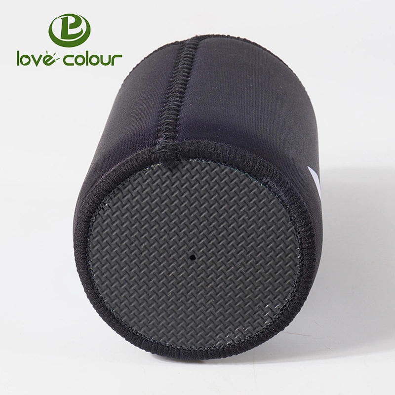 Custom Black Neoprene Insulated Beer Can Sleeve Covers 500ml Beer Can Cooler