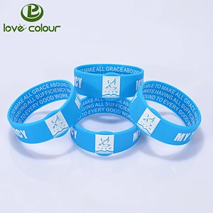 New product cheap custom silicone wrist band bracelet