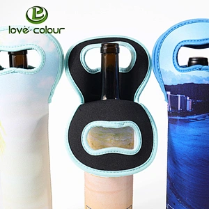 Custom Printing Neoprene Wine Cooler Bag Sleeve