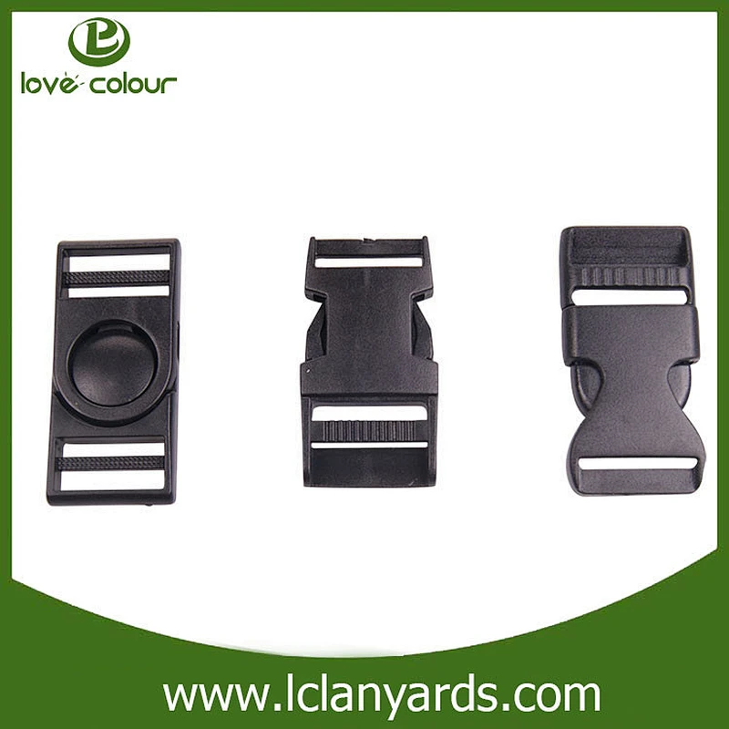Lovecolour wholesale lanyard 3-way quick release plastic buckle