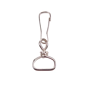 Customized oval shape metal swivel snap hook for lanyard