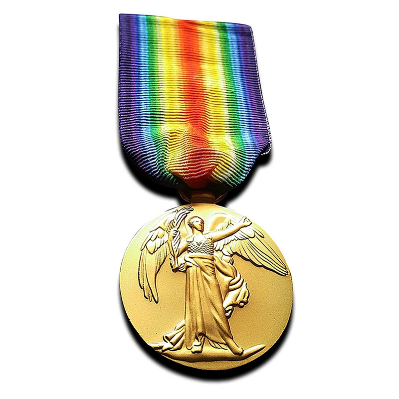 New custom products medal metal souvenir medalions with lanyard