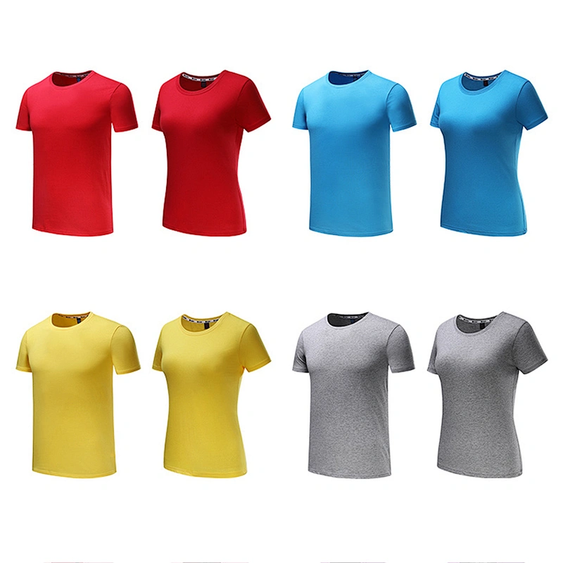 Factory custom logo and label t-shirts running t shirts unisex