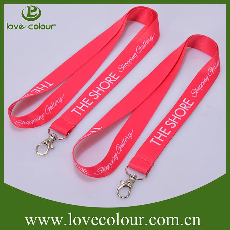 Polyester keychain neck strap custom