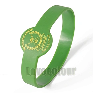 ECO-friendly recycled promotion printing silk screen silicone bracelets